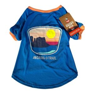 New Arcadia Trail Blue Mountains high visibility dog shirt M